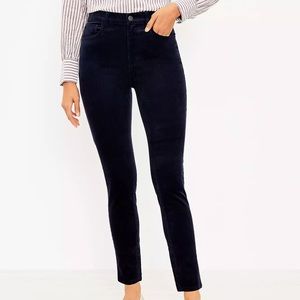 LOFT Petite Curvy skinny corduroys NWT Size 27P high rise